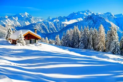 Зимний пейзаж — красивые картинки на телефон