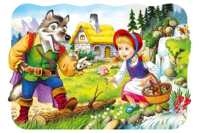Мультфильм для детей: Сказка Красная Шапочка и Серый Волк - YouTube