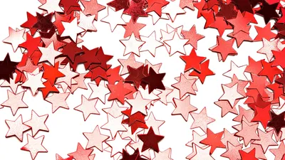 Красно-белые звезды - Красивые картинки обоев для рабочего стола