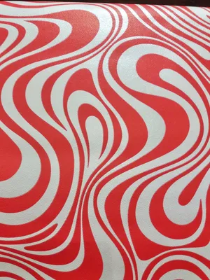 Обои бумажные Волна 129-05 красно-белый (ID#733709376), цена: 63 ₴, купить  на Prom.ua