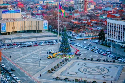 Главная городская площадь Краснодара - Достопримечательность
