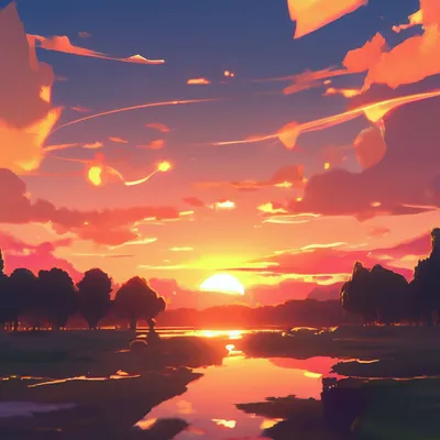Красивая аниме картинка на аву - скачать аватарку бесплатно