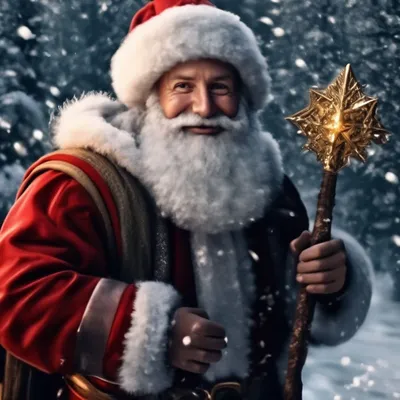 Я веселый Дед Мороз, К вам пришел…» — создано в Шедевруме