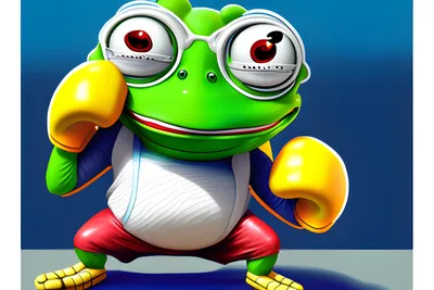Crazy frog character hi-res stock photography and images - Alamy