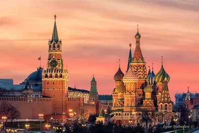 Кремль на закате. Фотограф Игорь Соболев