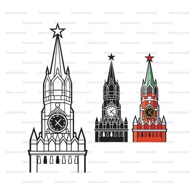 Картины Ивановская площадь в Московском Кремле - Карандаш