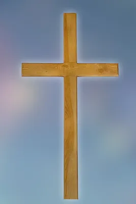 Крест на могилу из дуба «Католический» - купить в Москве - ритуальное  агентство «Апостол»