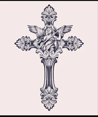 Серебряный Крест церковный в магазине ювелирных украшений Кристалл