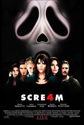 Scream 4 Movie Poster | 2011 | 11x17 | NEW | USA | eBay