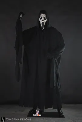 Scream 4 Ghostface Killer Costume Display - Tom Spina Designs » Tom Spina  Designs