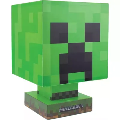 Светильник Майнкрафт Крипер Minecraft Creeper Icon Lamp | Купить настольную  игру в магазинах Мосигра