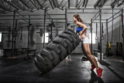 Наклейки на стену интерьерные Кроссфит crossfit спорт купить по выгодной  цене в интернет-магазине OZON (730986889)