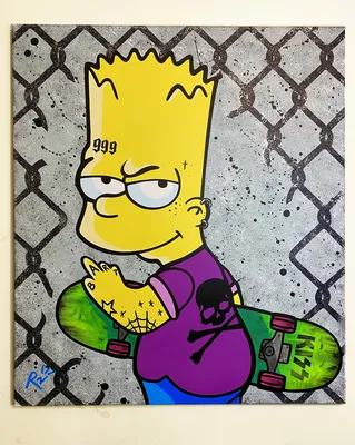 Барт симпсон эскиз - 66 фото