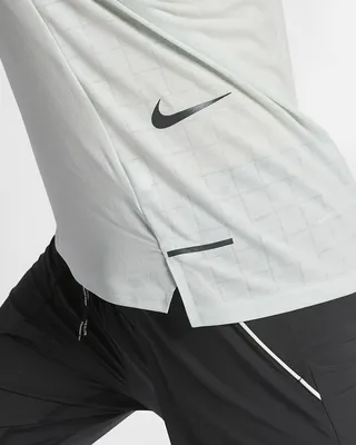 Nike Rise 365 Tech Pack Mens 3/4 Sleeve Running Top Pale Green Size XL  AJ7977-00 | eBay