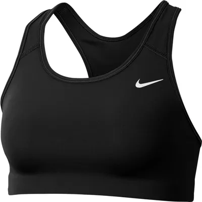 топ женский Nike Swoosh Bra Non Pad black/white. TennisMaster | TennisMaster