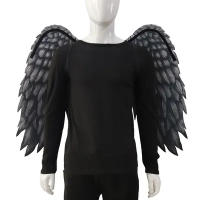 ᐉ Крылья ангела черные 45х35 купить Крылья ангела в Украине ➦ Цена на  Товары для праздника в магазине ≡4party≡