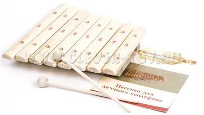 Музыкальная игрушка Мир Деревянных Игрушек Ксилофон 12 тонов металлический  VT-Д030 купить в Москве