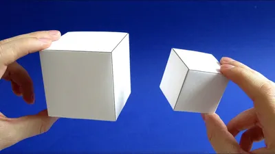 How to make a volumetric paper cube - DIY paper cube - YouTube