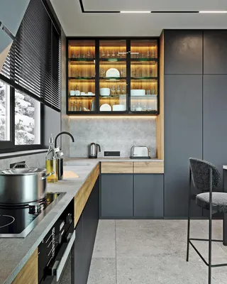 Кухня в стиле минимализм, +70 фото дизайнов интерьера