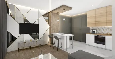 Дизайн-проект «Кухня в стиле минимализм », дизайнер: Камиль Багаутдинов, г.  Москва, ID: 30521, Кухня | Мария в Москве