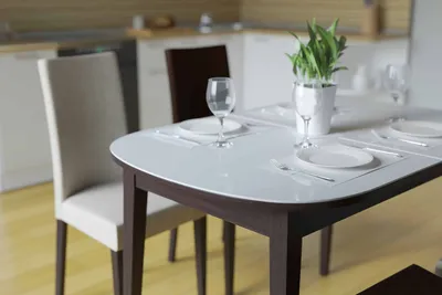 Мебель для кухни :: Кухонные столы :: Раздвижные кухонные столы :: Стол  кухонный раздвижной Дорн (выбор цвета и размера)