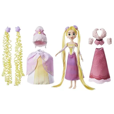 Мини-кукла 'Рапунцель с длинными волосами', 9 см, из серии 'Принцессы  Диснея', Mattel [T4953] отзывы