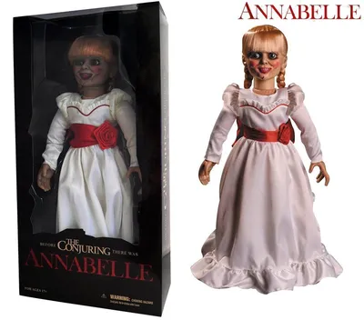 Герои фильма Проклятие - игрушка Анабэль купить недорого - где купить куклу  Анабель из фильма