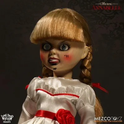 Проклятие Аннабель фигурка: купить коллекционную куклу из фильма ужасов в  интернет магазине Toyszone.ru