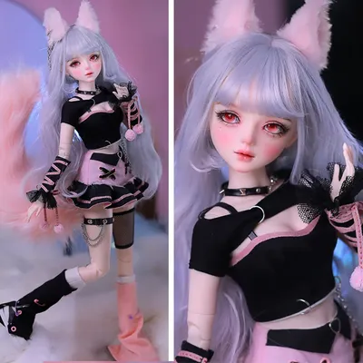1/3 BJD Doll 22inch 56cm Ball Jointed Body Pretty Female with Full Set  Clothes | eBay