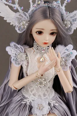 1/3 BJD Doll DORIS 60cm DIY handmade face Plastic joint movable doll  selling with dress
