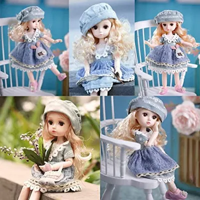 Little Bado BJD Girl Doll 10 Inch 13 Removable Joints 1/6 SD Dolls for Age  3 4 5 6 7 Years Old Kids Dolls for Girls - Walmart.com