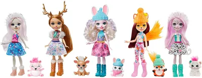 Enchantimals Dolls Lot Of 4 with Animal Friends | eBay