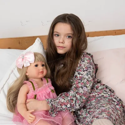 Кукла реборн 55cm силиконовая кукла Reborn для всего тела,  водонепроницаемая детская игрушка - купить с доставкой по выгодным ценам в  интернет-магазине OZON (475234177)