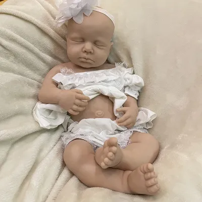 Купить мягконабивную куклу Реборн девочка Эмили 55 см в Туле по цене 4830₽  в «Mir-reborn.ru»
