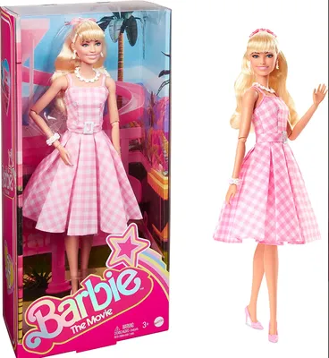 2023 Кукла Барби из фильма в синей клетке, подходящий набор с подходящей  шляпой и курткой, коллекционная игрушка для девочек, подарок HRF26 |  AliExpress
