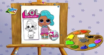 Раскраски Куклы Лол для девочек распечатать для детей бесплатно в формате  а4 или скачать в хорошем качестве