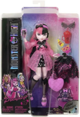 Кукла Monster High Draculaura HHK51 купить по цене 4199 ₽ в  интернет-магазине Детский мир