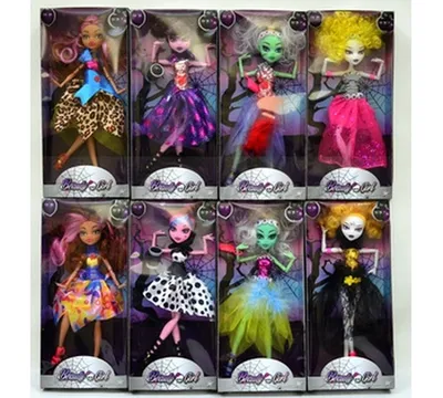 Кукла Monster Girl 8 видов, в коробке *Монстр Хай* в NuKupi -  Інтернет-магазин дитячих товарів
