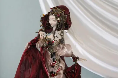Одежда для кукол - Платье принцессы, на куклу 32 см, обхват талии 13-16 см,  арт. 59 купить с бесплатной доставкой в интернет-магазине TuKiTu.ru