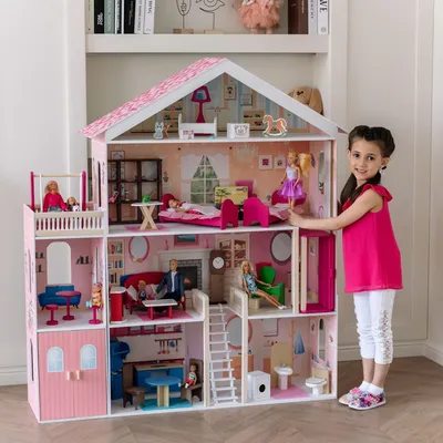Кукольный домик \"Мечта\" (с мебелью) - купить с доставкой по выгодным ценам  в интернет-магазине OZON (147578474)