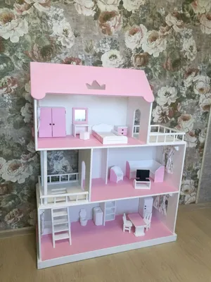 Кукольный домик МОЙ ДОМ деревянный Варя купить по цене 4666 ₽ в  интернет-магазине Детский мир