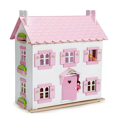 Кукольный домик Paremo Шарм с мебелью 16 предметов купить по цене 15999 ₽ в  интернет-магазине Детский мир