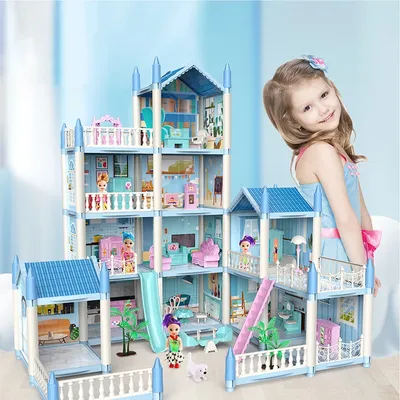 Домик кукольный с мебелью Classic World Вилла артикул CW50552 купить в  Москве в интернет-магазине детских игрушек и товаров для детей