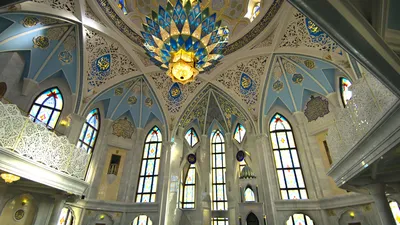 Мечеть Кул Шариф ночью