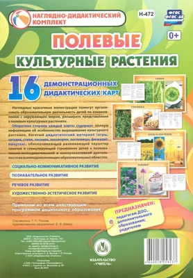 Коллекция семян к гербария «Культурные растения» купить – цена от ElizLabs