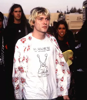 ᐉ Табличка металлическая Курт Кобейн/Kurt Cobain 20x30 см