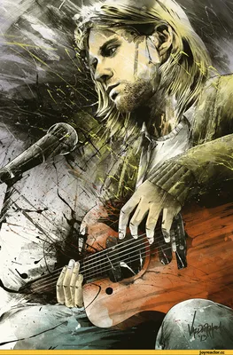 Плакат \"Нирвана, Курт Кобейн, Nirvana\", 41×60см (ID#1633735170), цена: 190  ₴, купить на Prom.ua