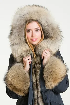 Короткая куртка Vivilona с белым мехом купить в магазине 1001парка.ру