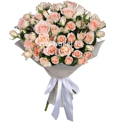Букет из кустовых роз – интернет-магазин цветов Цветопторг, Челябинск