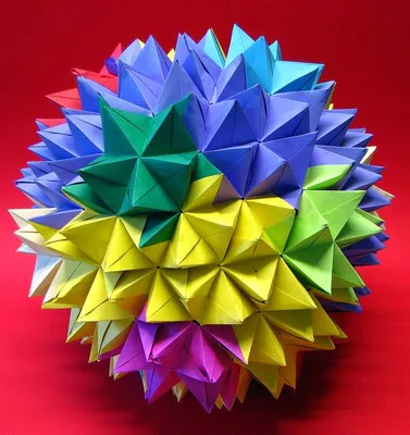 Paper N Pearlz: Origami Sweet Spring Kusudama